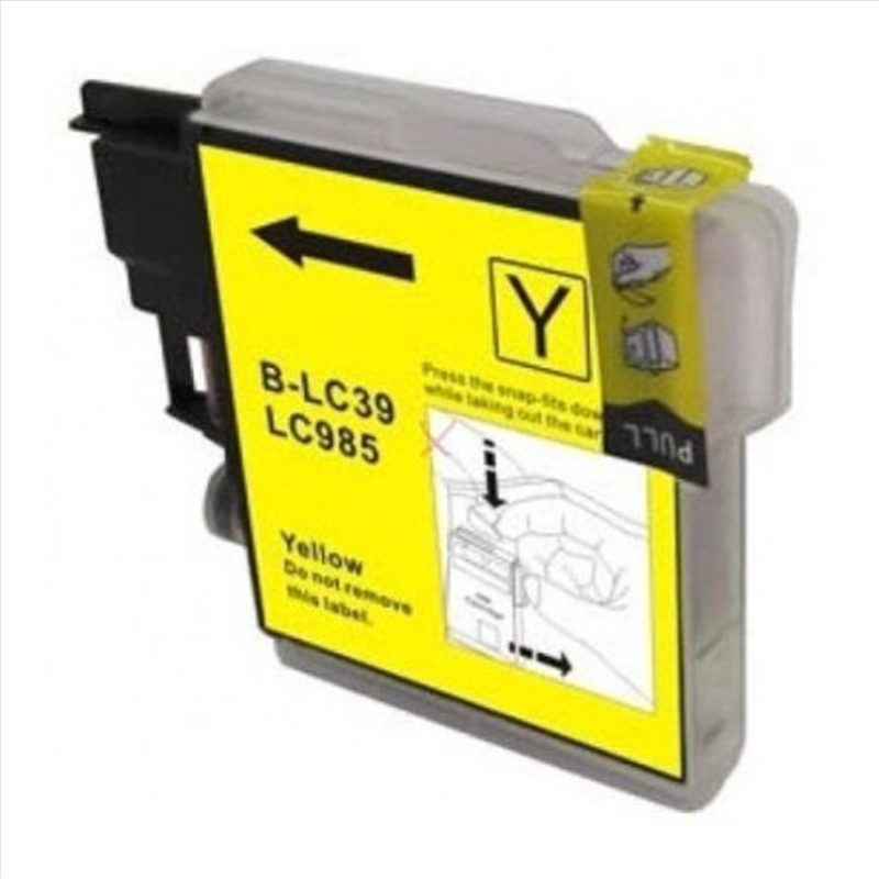 Compatible Premium Ink Cartridges LC39Y  Yellow Cartridge  - for use in Brother Printers/Product Detail/Stationery