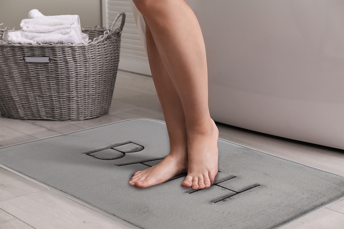 Extra Thick Memory Foam & Super Comfort Bath Rug Mat for Bathroom (60 x 40 cm, Grey)/Product Detail/Homewares