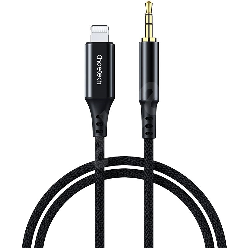 CHOETECH AUX007 8-pin to 3.5mm Male Audio Cable for iPhone1M - Black/Product Detail/Electronics