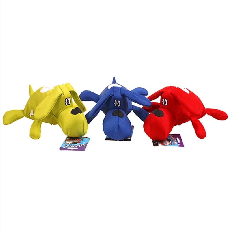 Chompers Plush Dog Toy Squeaky - 1 x Colour Randomly Selected/Product Detail/Pet Accessories