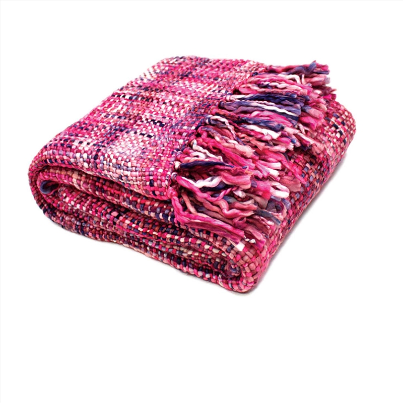 Rans Oslo Knitted Weave Throw 127x152cm - Barbie Doll/Product Detail/Manchester