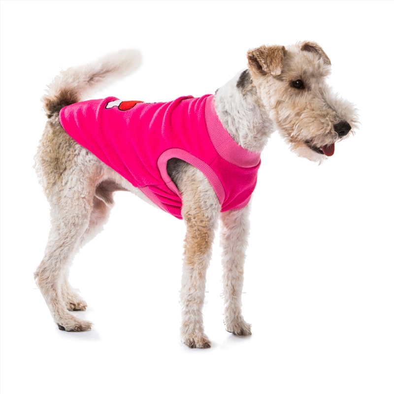 Puppy Heart Pink Dog Pyjamas 3/Product Detail/Pet Accessories