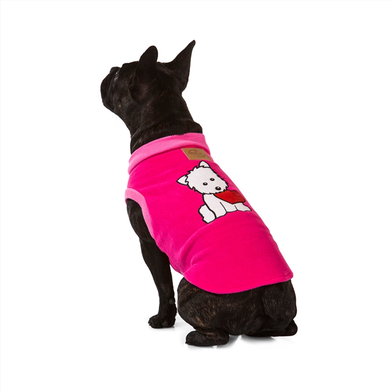 Puppy Heart Pink Dog Pyjamas 3/Product Detail/Pet Accessories
