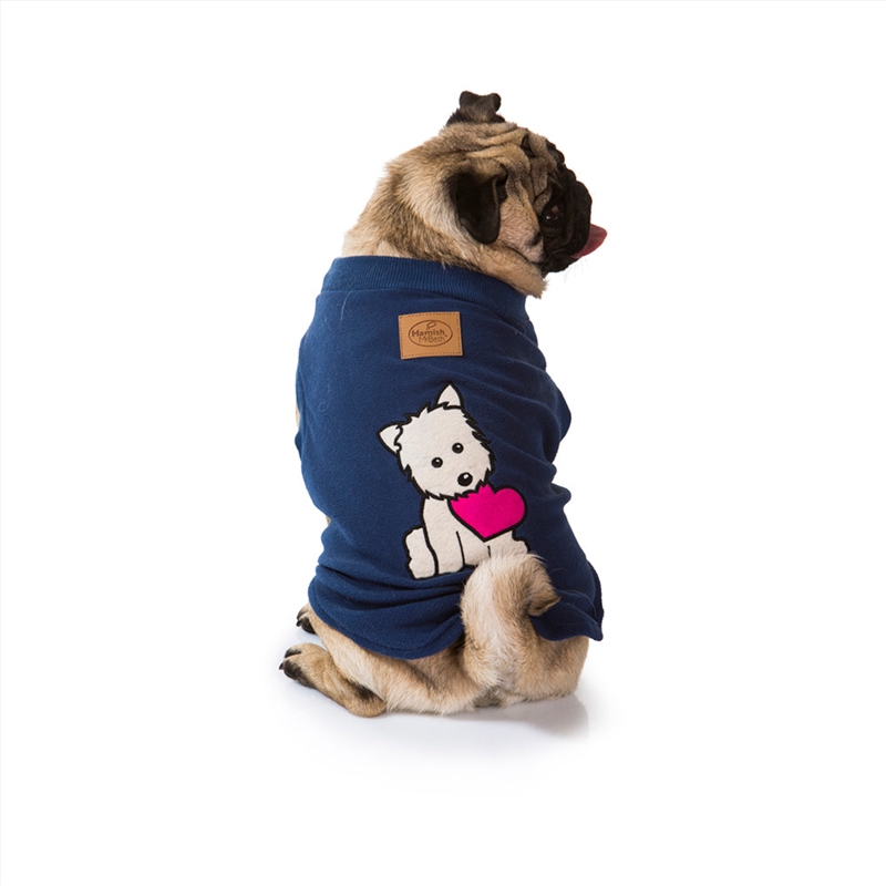 Puppy Heart Blue Dog Pyjamas 3/Product Detail/Pet Accessories