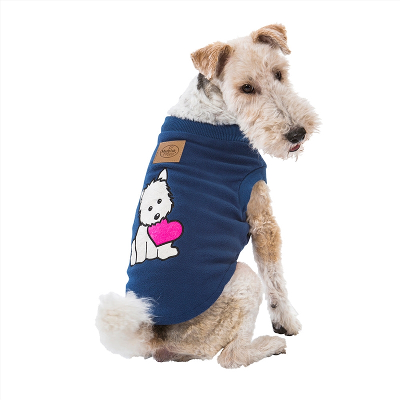 Puppy Heart Blue Dog Pyjamas 3/Product Detail/Pet Accessories