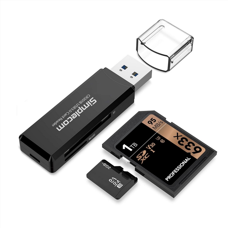 Simplecom CR301B 2 Slot SuperSpeed USB 3.0 Card Reader/Product Detail/Electronics