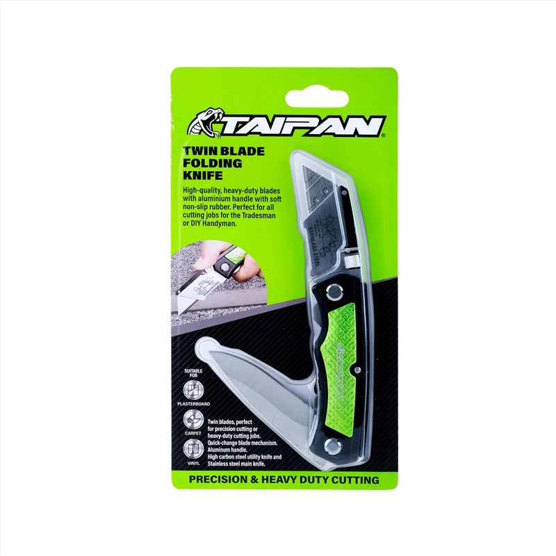 Taipan Twin Blade Folding Knife Aluminium Handle Carbon Vanadium Steel/Product Detail/Garden