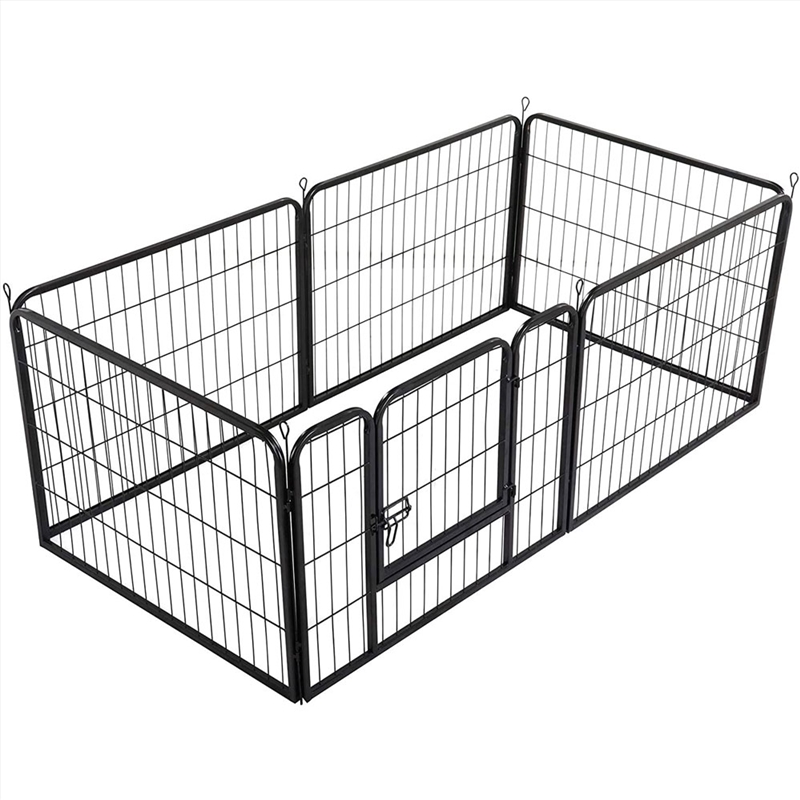 6 Panel Pet Dog Cat Bunny Puppy Play pen Playpen 60x80 cm Exercise Cage Dog Panel Fence/Product Detail/Pet Accessories