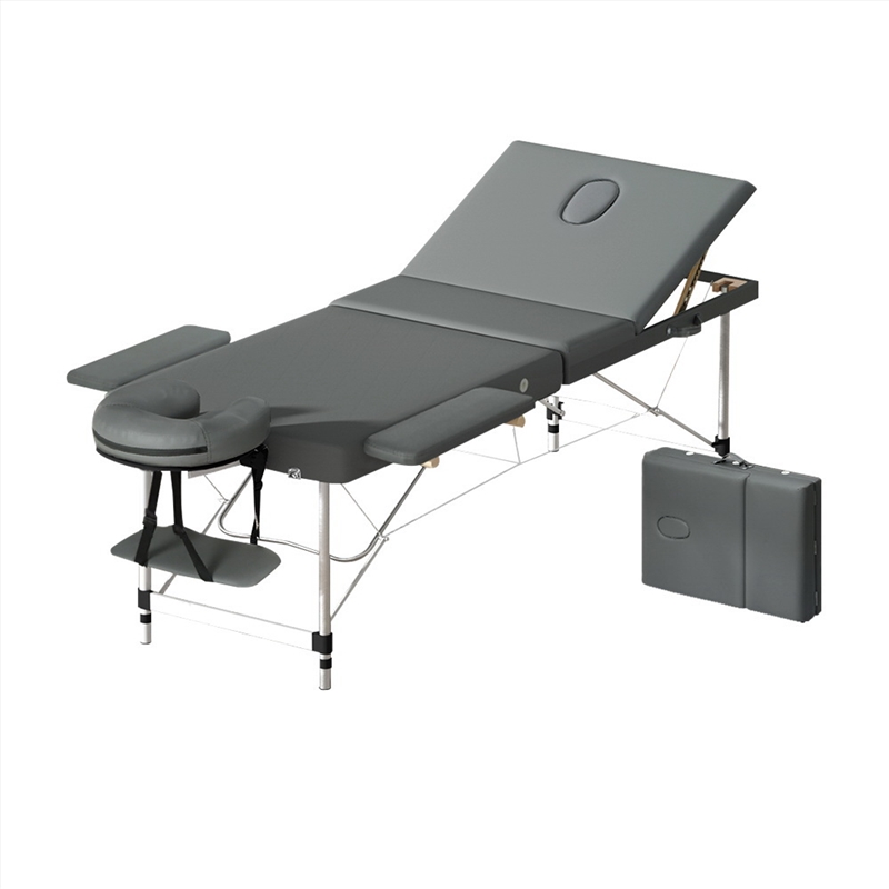 Buy Zenses Massage Table Portable 3 Fold Aluminium Therapy Bed Online