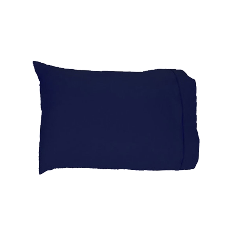 Easyrest 250tc Cotton Standard Pillowcase Navy/Product Detail/Manchester