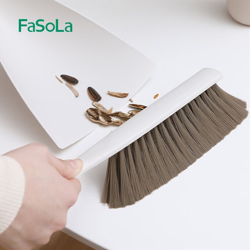 Fasola Mini Desktop Broom Set White 29.5*16*9.5cm/Product Detail/Homewares