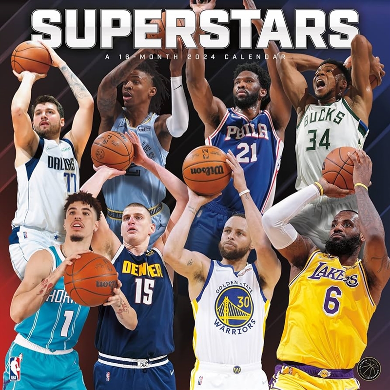 Buy NBA Basketball Superstars 2025 Calendar Online Sanity