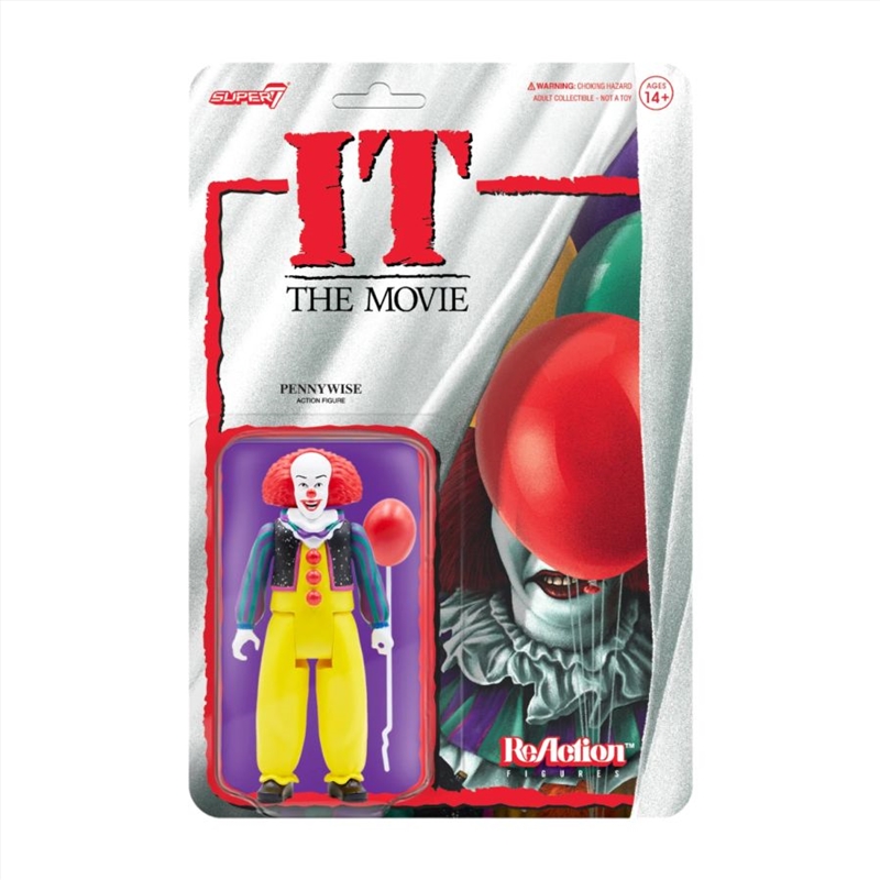 It (1990) - Pennywise the Clown ReAction 3.75" Action Figure/Product Detail/Figurines