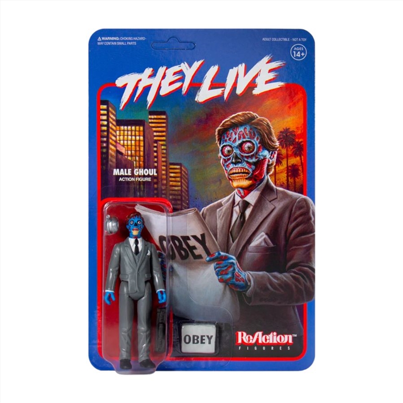 They Live - Male Ghoul ReAction 3.75" Action Figure/Product Detail/Figurines