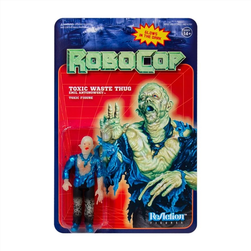 RoboCop (1987) - Toxic Waste Thug Emil Antonowsky Glow in the Dark ReAction 3.75" Action Figure/Product Detail/Figurines