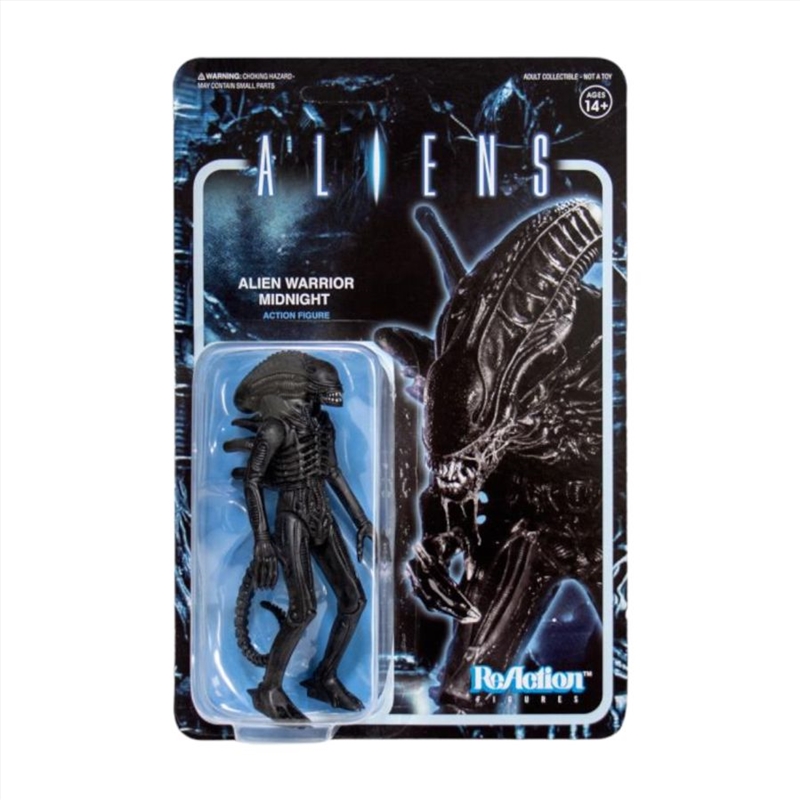 Aliens - Alien Warrior Midnight Black ReAction 3.75" Action Figure/Product Detail/Figurines