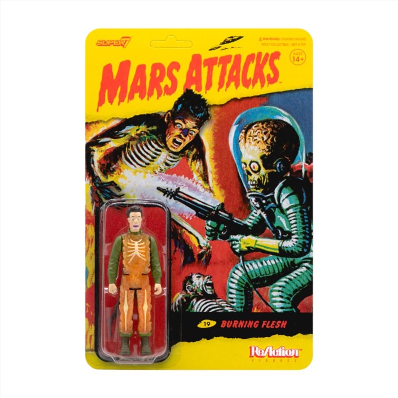 Mars Attacks - Burning Flesh ReAction 3.75" Action Figure/Product Detail/Figurines