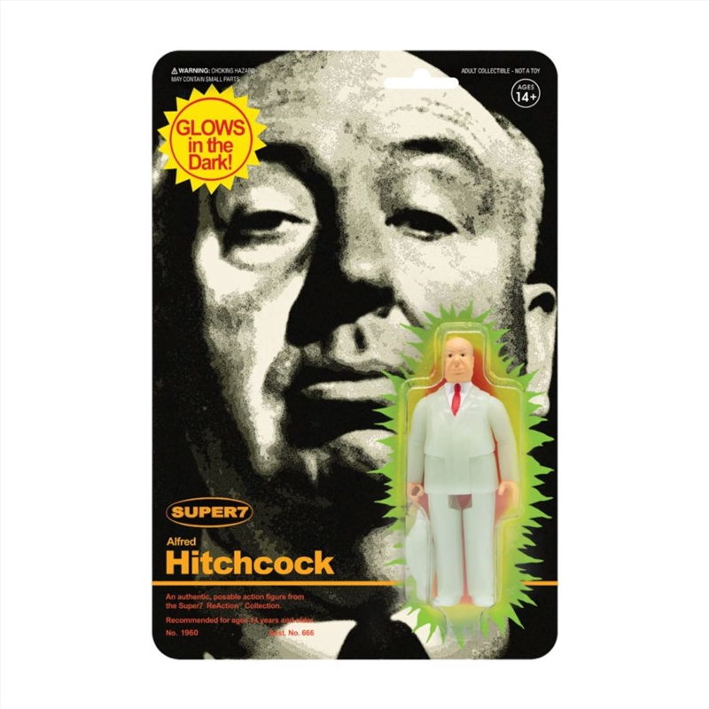 Alfred Hitchcock - Alfred Hitchcock Monster Glow in the Dark ReAction 3.75" Action Figure/Product Detail/Figurines