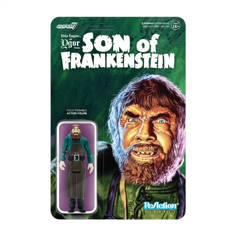 Son of Frankenstein (1939) - Ygor ReAction 3.75" Action Figure/Product Detail/Figurines