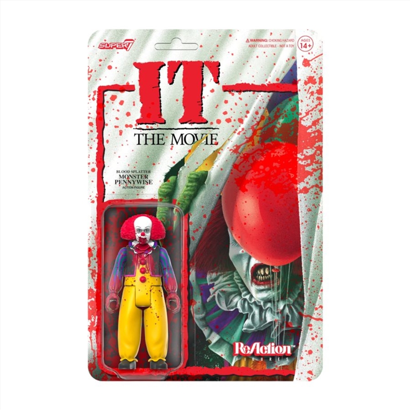 It (1990) - Bloody Pennywise ReAction 3.75" Action Figure/Product Detail/Figurines