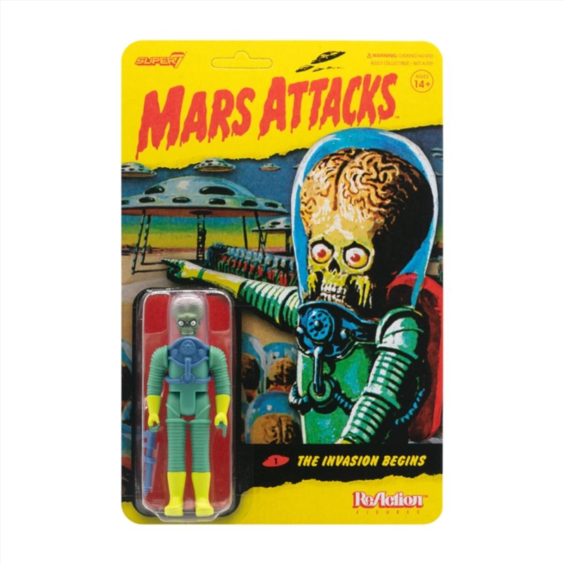 Mars Attacks - The Invasion Begins ReAction 3.75" Action Figure/Product Detail/Figurines