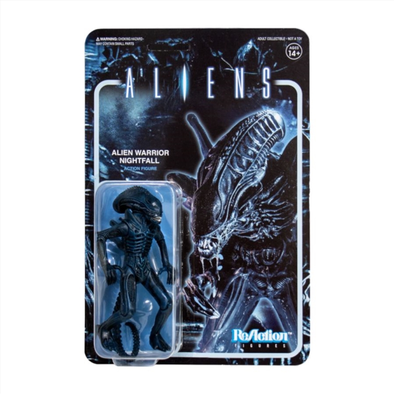 Aliens - Alien Warrior Nightfall Blue ReAction 3.75" Action Figure/Product Detail/Figurines