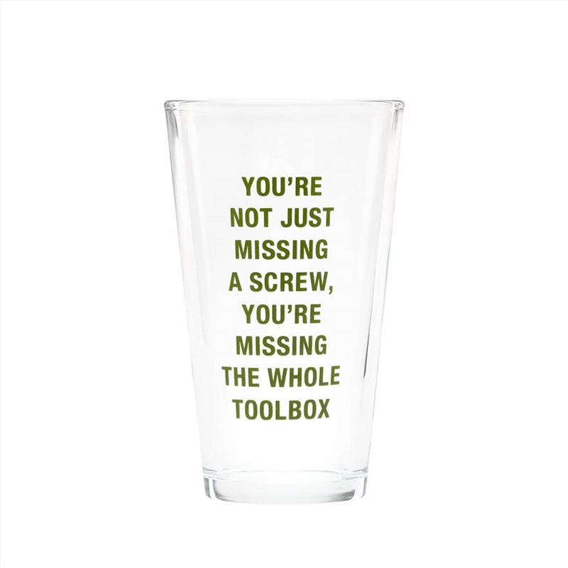 Pint Glass - Missing A Screw/Product Detail/Glasses, Tumblers & Cups