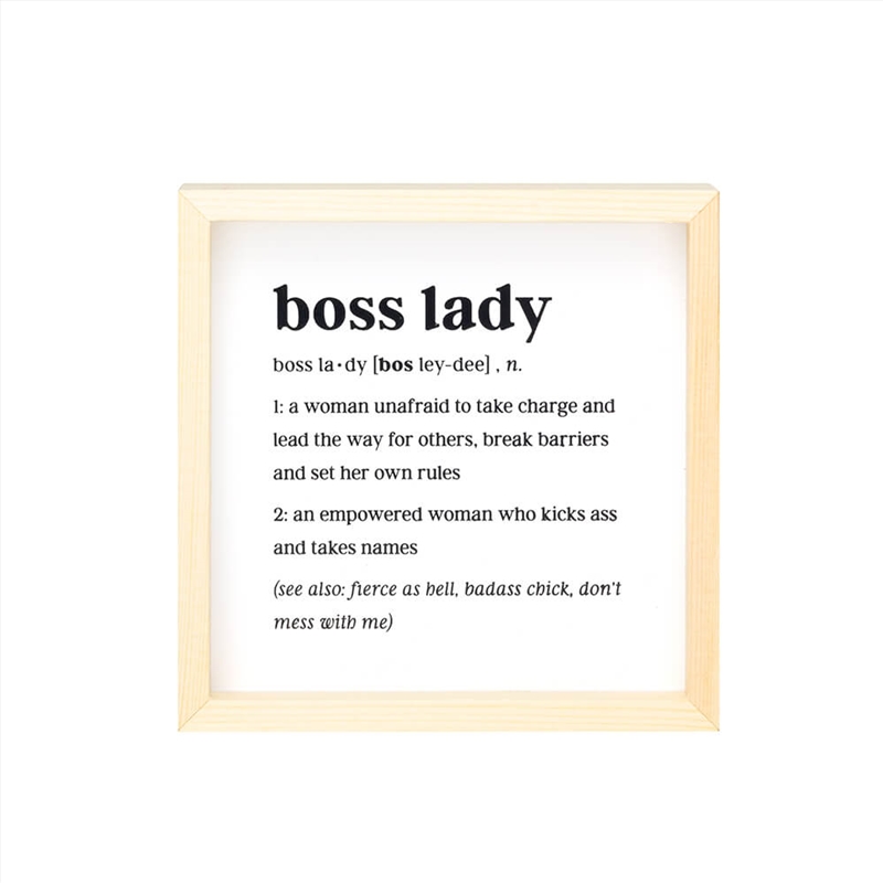 Defined Framed Art - Boss Lady/Product Detail/Posters & Prints