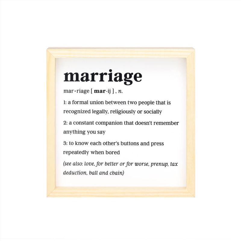 Defined Framed Art - Marriage/Product Detail/Posters & Prints