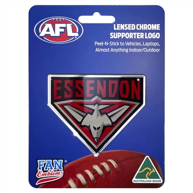 Fan Emblems Afl - Essendon Bombers Logo Decal/Product Detail/Buttons & Pins