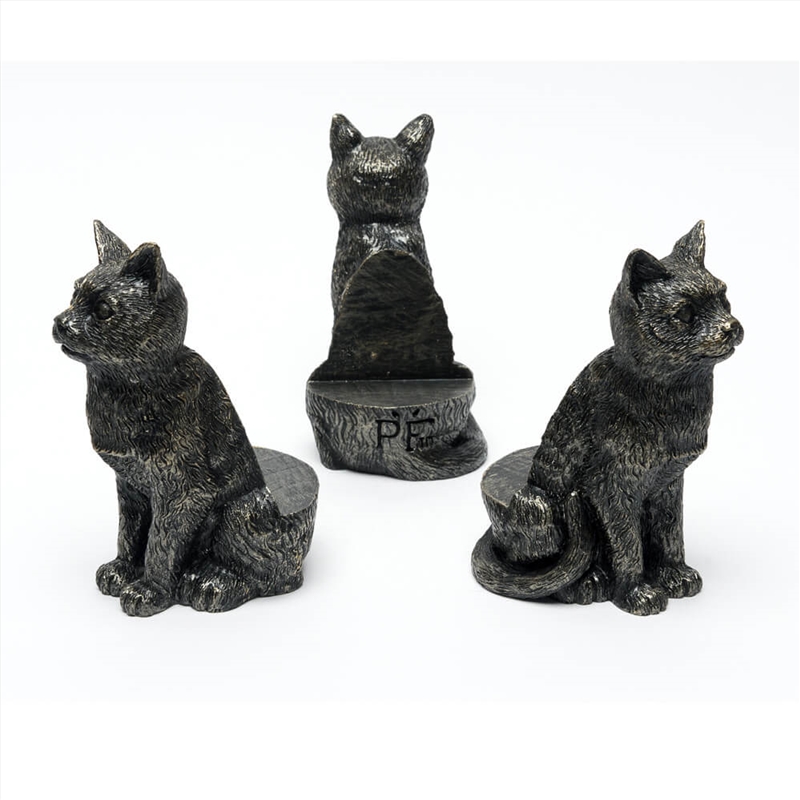 Potty Feet - Antique Bronze Sitting Cat (Set Of 3)/Product Detail/Decor