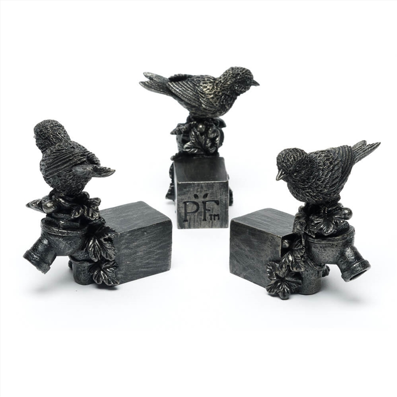 Potty Feet - Antique Bronze Wren On Tap (Set Of 3)/Product Detail/Decor