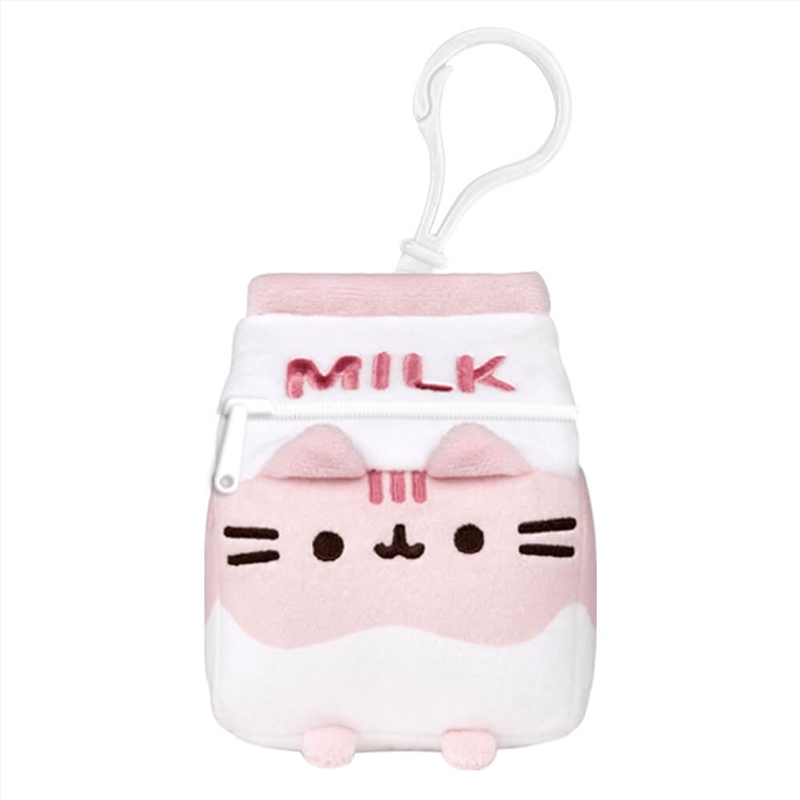 Pusheen Sips - Bag Charm Purse Strawberry Milk/Product Detail/Keyrings