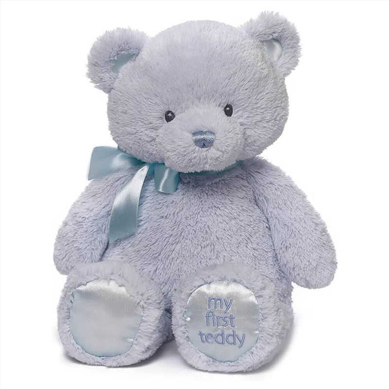 My First Teddy Blue 38Cm/Product Detail/Plush Toys