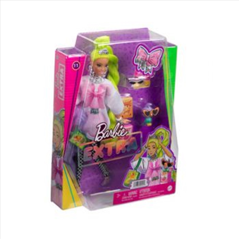 Buy Barbie Extra Doll - Neon Green Hair Online | Sanity