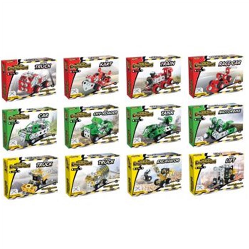 Construct It Minature Constructables - Vehicles assorted (Sent At Random)/Product Detail/Toys