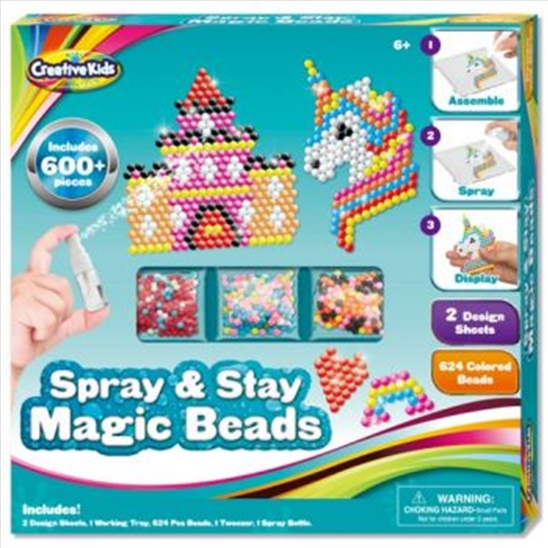 Creative Kids - Castle & Unicorn Spray & Stay Magic Beads/Product Detail/Toys