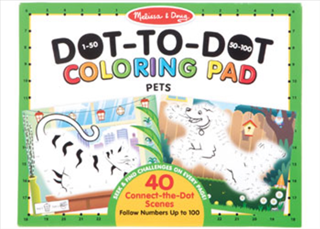 123 Dot-To-Dot Coloring Pad - Pets/Product Detail/Arts & Craft