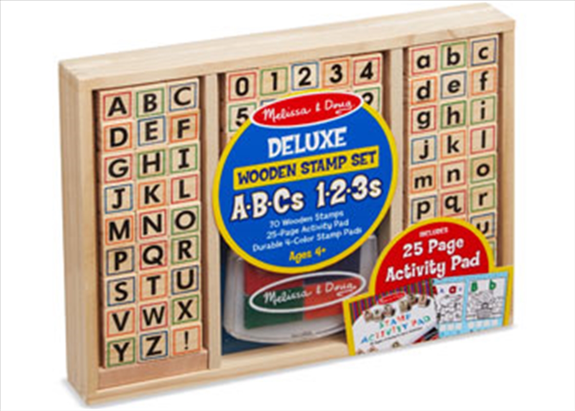 Deluxe Wooden Abc-123 Stamp Set/Product Detail/Arts & Craft