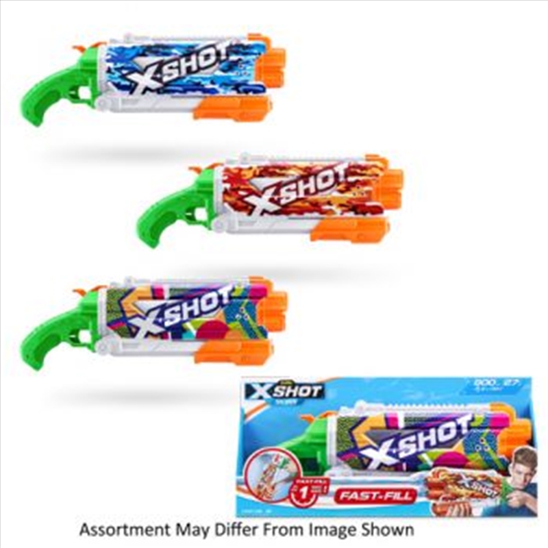 Zuru XSHOT Fast Fill Skins Water Gun - Pump Action Assorted/Product Detail/Toys