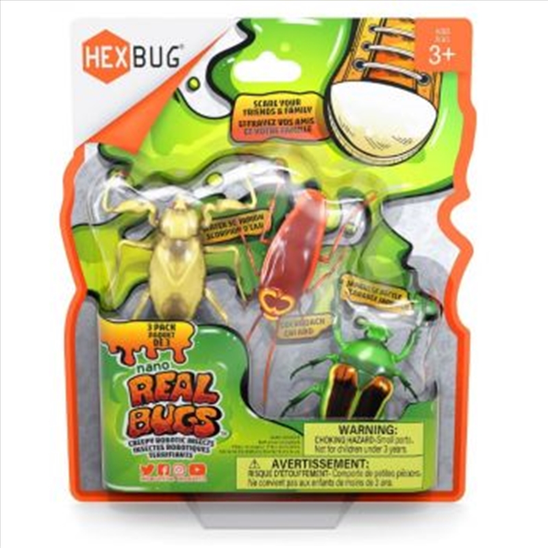 Hex Bug Nano Real Bugs 3pk/Product Detail/Toys