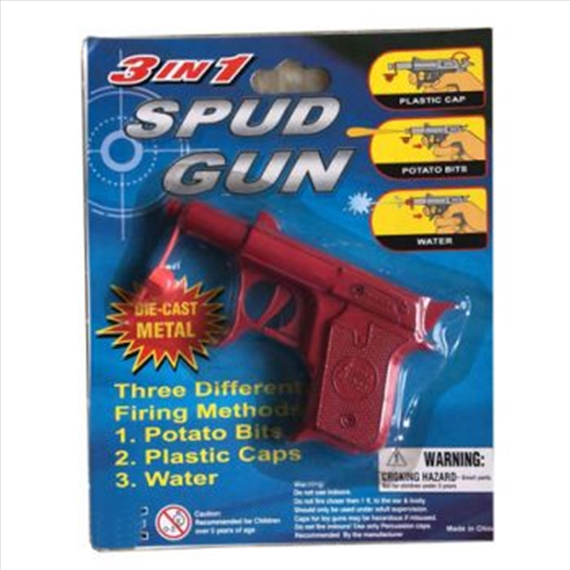 Buy Diecast 3 in 1 Spud Gun Online | Sanity