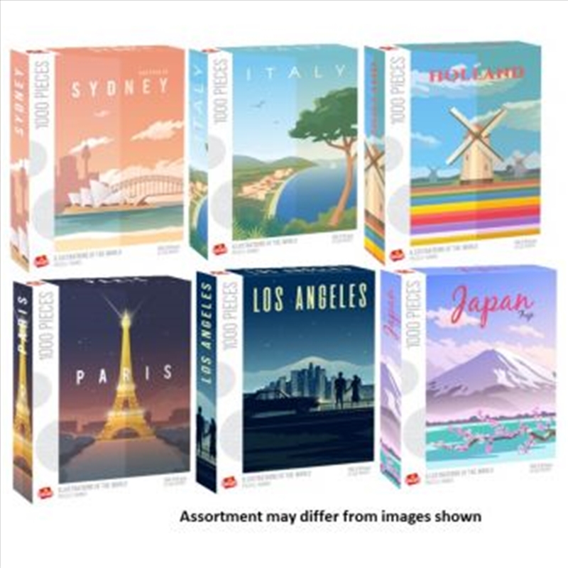 Destination Poster Puzzle 1000pcs assorted (Sent At Random)/Product Detail/Jigsaw Puzzles