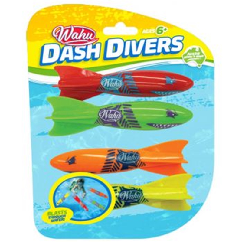 Wahu Dash Divers 4pk/Product Detail/Outdoor and Pool Games