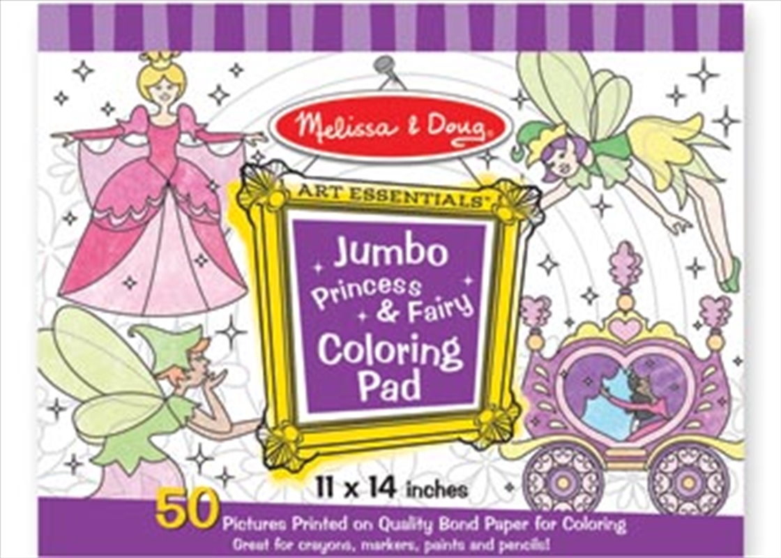 Jumbo Colouring Pad - Princess And Fairy/Product Detail/Arts & Craft