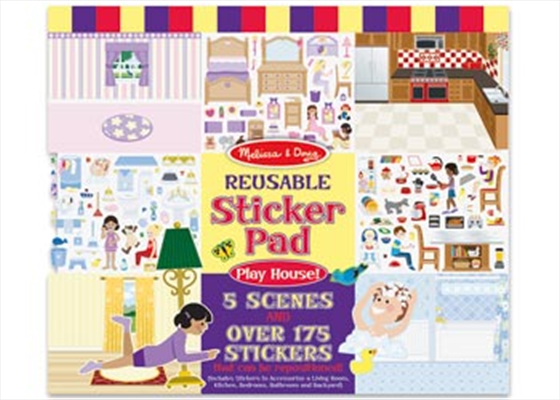 Reusable Sticker Pad - Play House/Product Detail/Arts & Craft