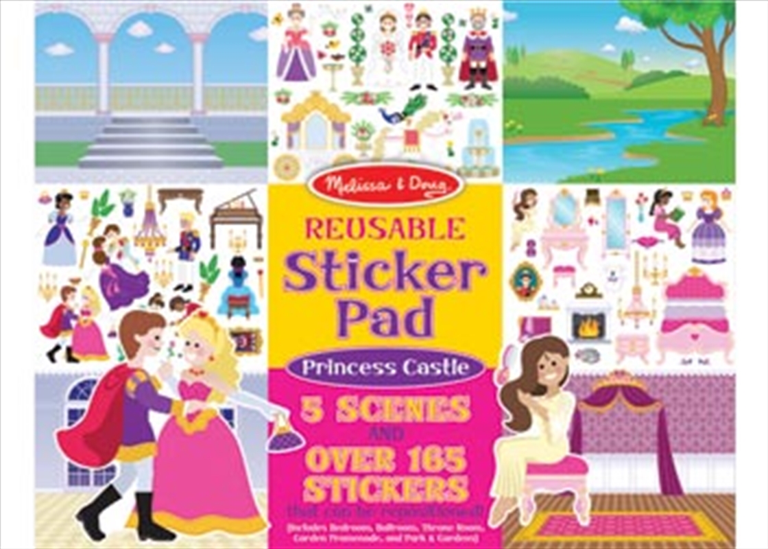 Reusable Sticker Pad - Princess Castle/Product Detail/Arts & Craft