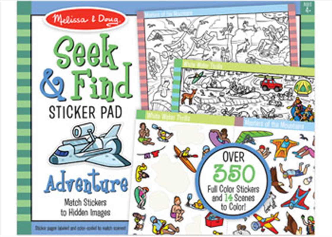 Seek & Find Sticker Pad - Adventure/Product Detail/Arts & Craft