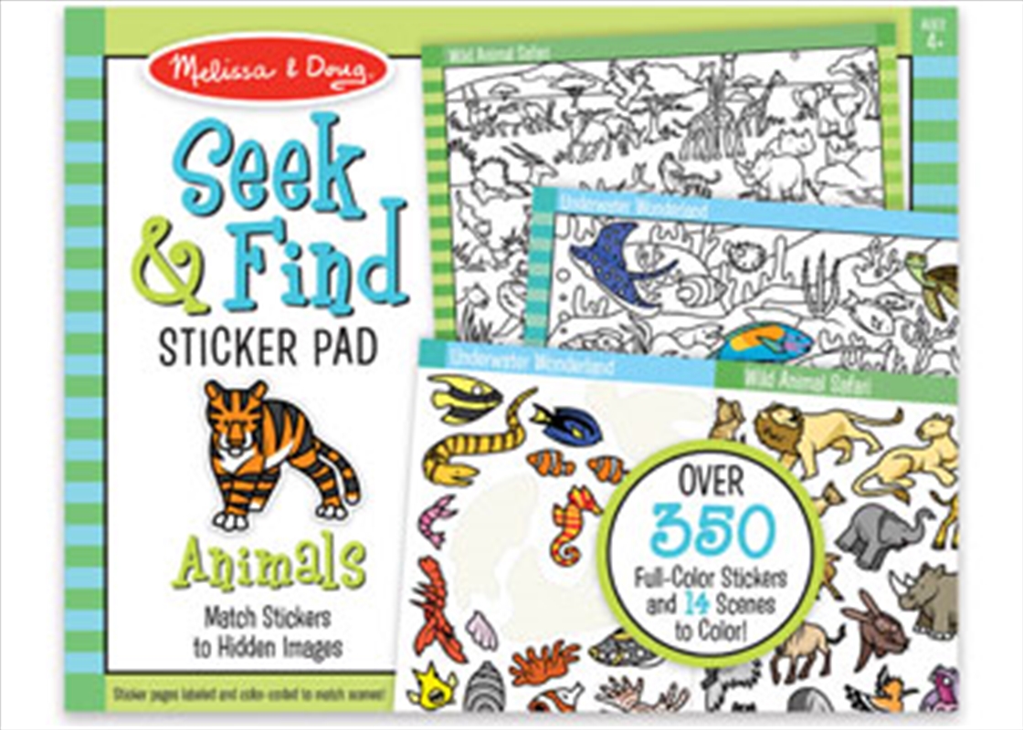 Seek & Find Sticker Pad - Animals/Product Detail/Arts & Craft