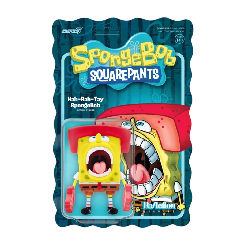 SpongeBob SquarePants - Kah-Rah-Tay SpongeBob ReAction 3.75" Action Figure/Product Detail/Figurines